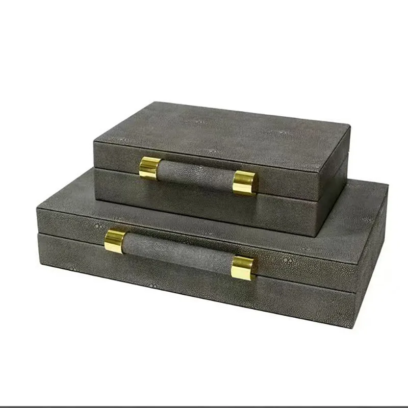 Leather Jewelry Box for Women Large Ring Necklace Earrings Jewelry Boxes Organizer Bracelet Portable Display Accessories Storage