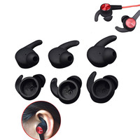 3 Pairs Silicone Earbuds Eartips Anti-slip Ear tips Hooks for Huawei Honor xSport AM61 In-Ear Earphones L/M/S