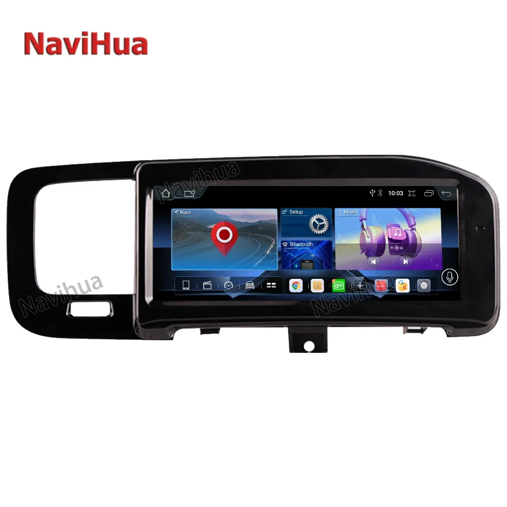 

Автомагнитола Navihua для Volvo S60, мультимедийный видеоплеер 8,8-2011 дюймов, Android 12, GPS-навигация, DSP Carplay, 4G, Wi-Fi