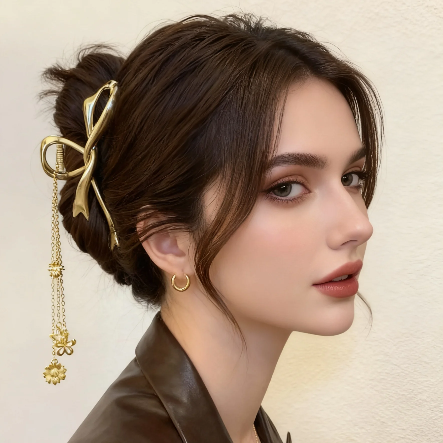 1pc Women Fashion Tassel Pendant Hair Claw Clips Party Headdress New Shark Crab Clip Girls Hairpin Korean Hair Accessories