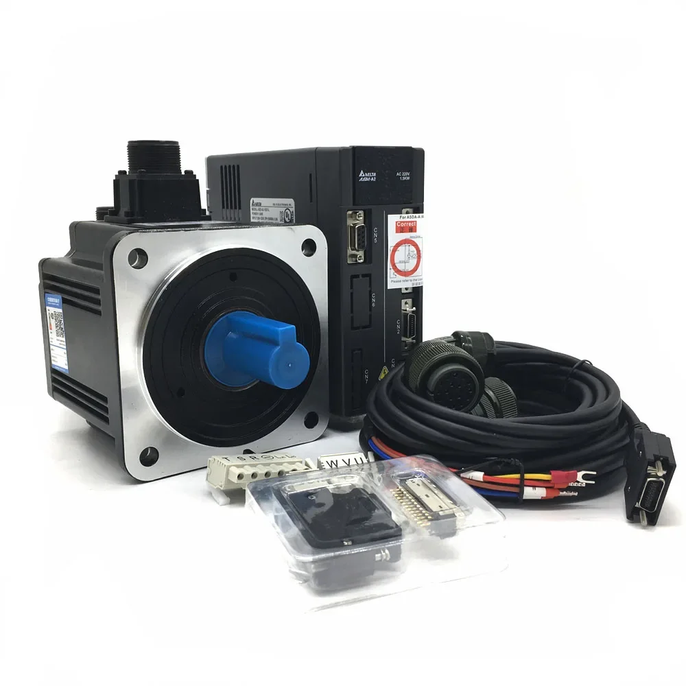 1KW/1.5KW Delta AC Servo Motor Drive Kit A2 220V ASD-A2-1021-L/E/M+ECMA-C11010RS ASD-A2-1521-L+ECMA-E11315RS CANopen/EtherCAT