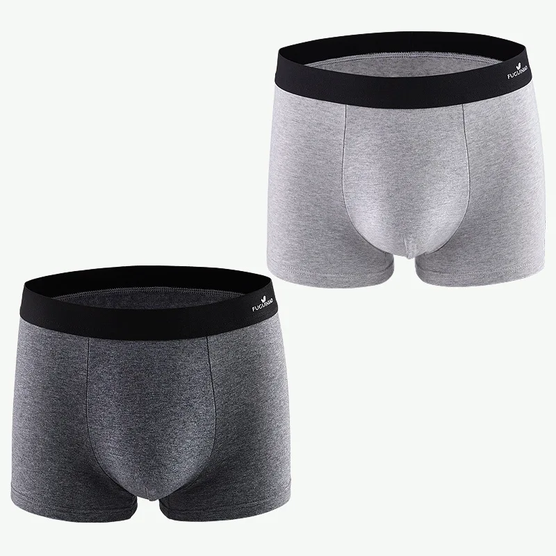 4pcs/lot Men\'s Pure 100% Cotton Underwear Graphene Inner crotch Moisture Absorbent Soft Elastic Waistband Male Panties Boxer