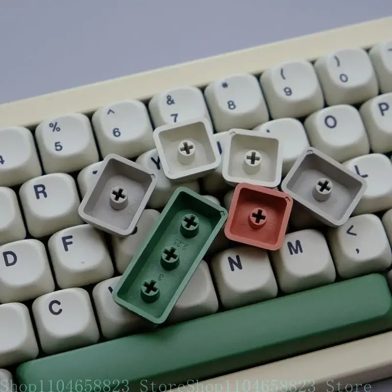 

652f Retro 9009 139 Keycap Set Set Beeplight поддержка тепловой сублимированные клавиши для механических клавиатур усиливает