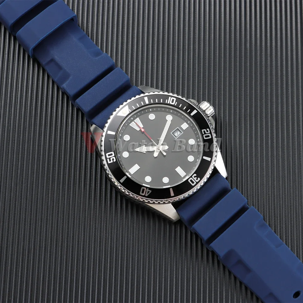 22mm 24mm 26mm Gummi-Uhrenarmband für Panerai Silikonarmband für SUBMERSIBLE PAM441/351/111 Uhrenband Armband Weiche Sportbänder – Detail 11