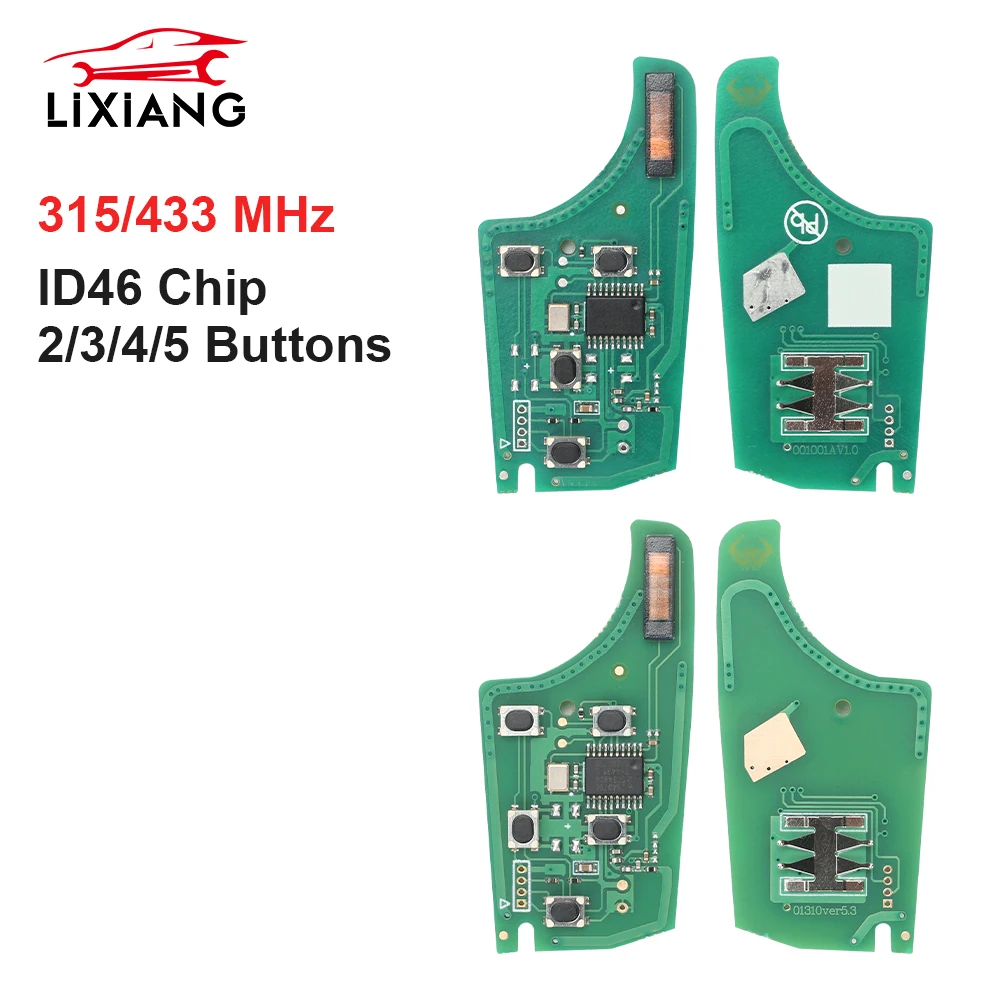 LX FCC:OHT01060512 315/433MHz ID46 Chip Flip Remote Car Key PCB For Chevrolet Cruze Sonic Malibu Impala Equinox Camaro Orlando