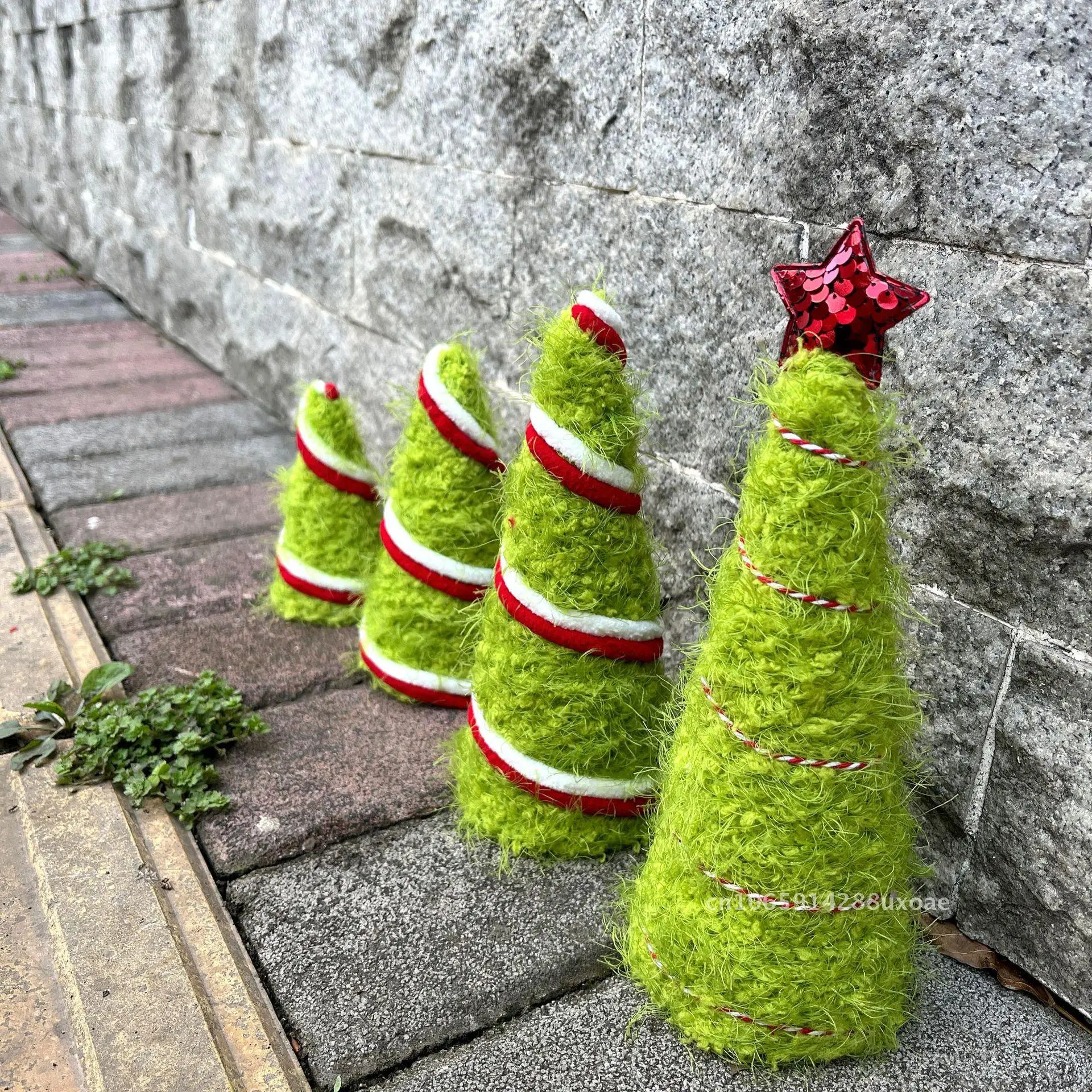 

Mini Christmas Tree Christmas Table Shelf Ornaments Scene Layout Decorations Tray Ornaments