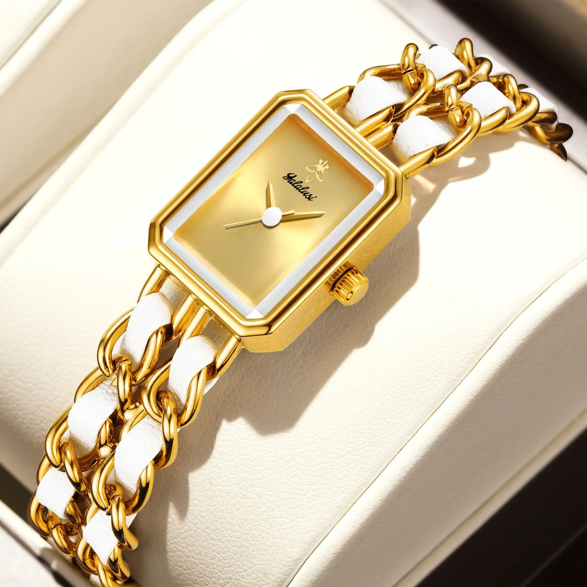 YaLaLuSi Small Square Bracelet Women's Watch Quartz Women's Watch Small Plate Fashion Women's Watch Foreign Trade Women's Watch