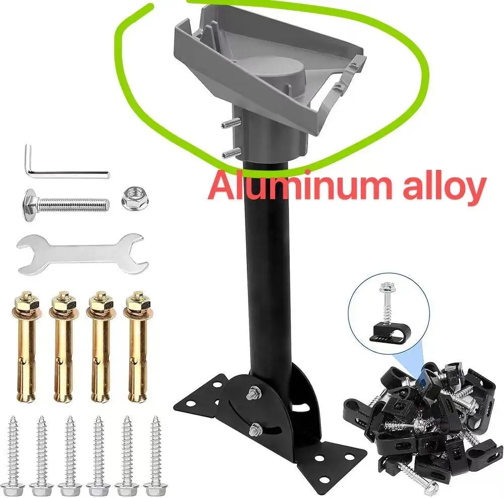 Black Alloy Steel Tripod Stand Gen 3 Outdoor Portable Mounting Kit for Camping & RV Travel