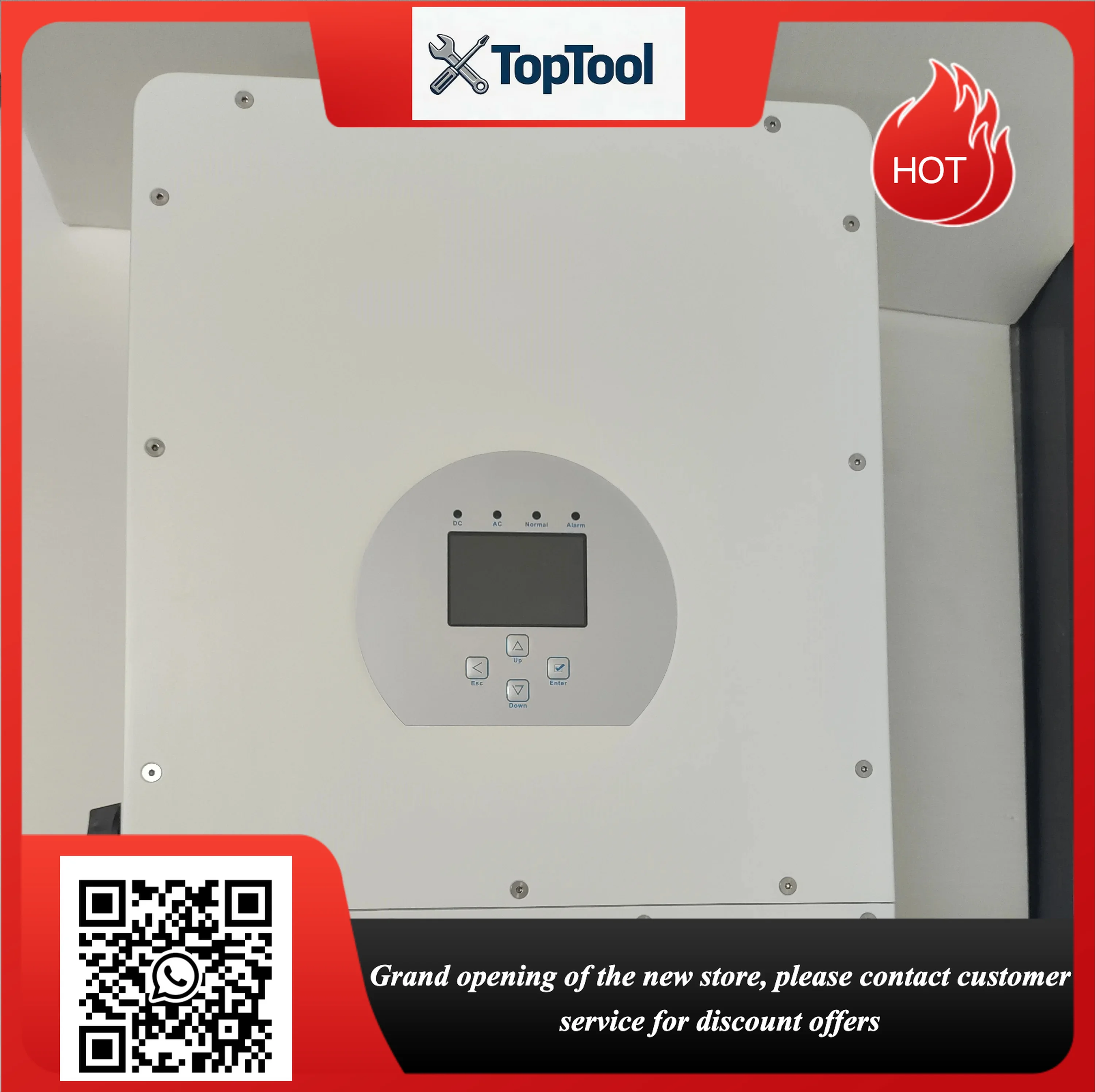 Single/Three-Phase Factory Price Solar Inverter 3.6kw 4kw 5kw 6kw Grid-Tied Solar