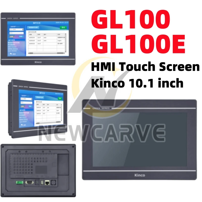 Kinco GL100 GL100E HMI Touch Screen 10.1 Inch 1024*600 Ethernet USB Host New Human Machine Interface RS232 RS422 RS485 Newcarve