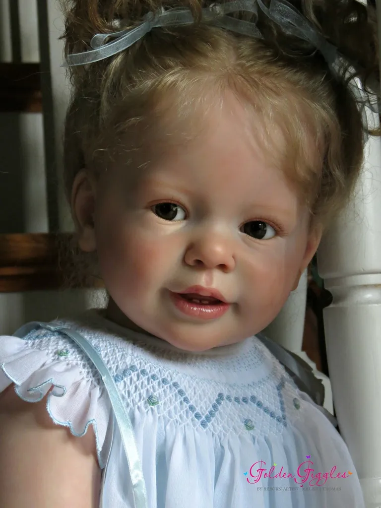

DLS Exclusive Supply 28inches Toddle Girl Katie Marie Details Painted Completed Doll