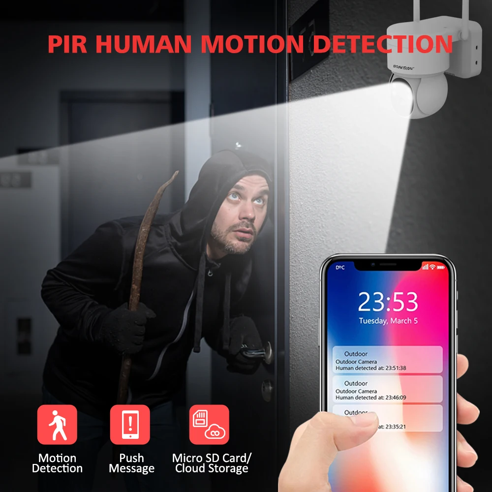 Outdoor Solar Panel Wifi IP Camera 2MP PTZ With Rechargeable Battery PIR Motion Detection Audio 100% Wireless Security Camera