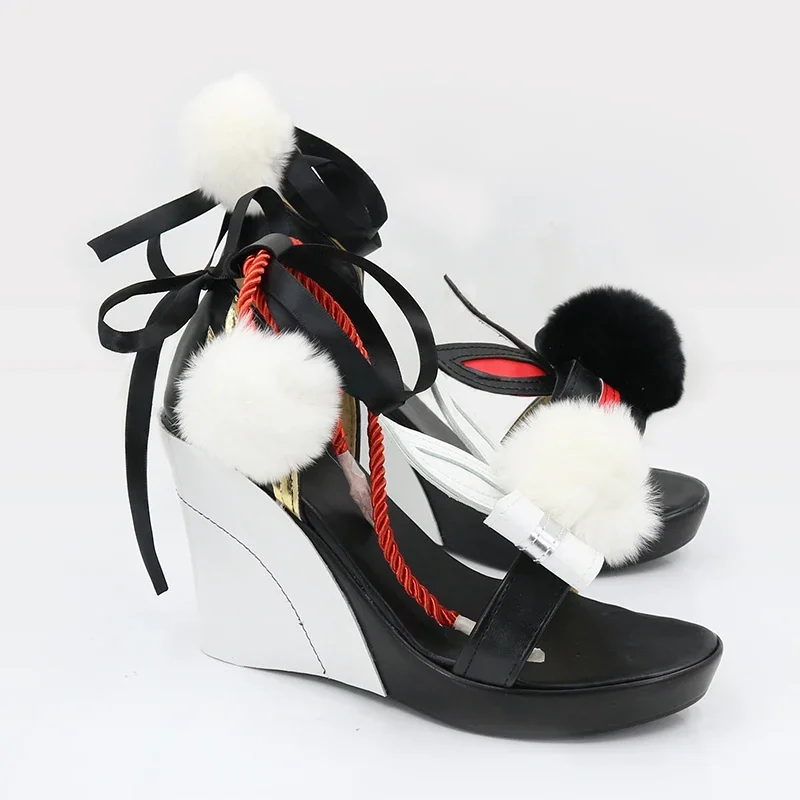 Gioco Honkai Impact 3 Shang Scarpe Cosplay Li Sushang Puntelli Cosplay Stivali di Carnevale di Halloween Scarpe in PU su misura