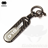 Carbon Fiber Keychain Key Ring Emblem Pendant For Mercedes Benz AMG CLA CLK CLS GLA GLC GLE GLK GLS GTS SLC SLK Auto Accessories