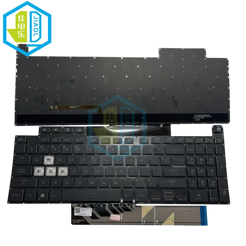Klawiatura US English Color RGB z podświetleniem dla ASUS TUF Gaming F15 FX507 FX507ZR FX517ZM A15 FA507 FA507RE FA507RC klawiatury do laptopów