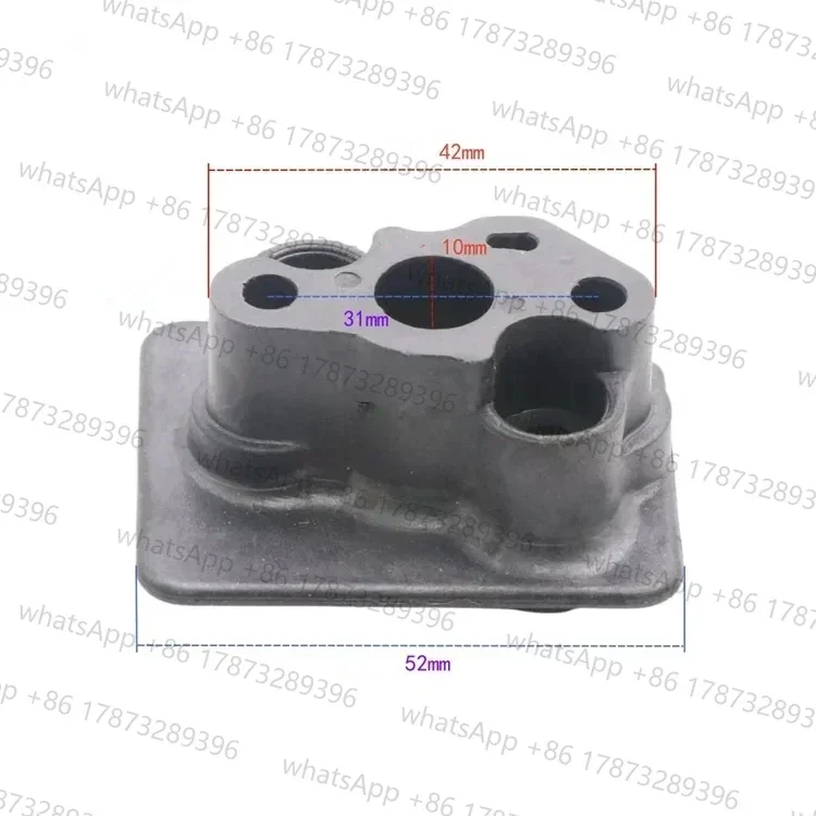 P230S Carburetor insulator for ECHO SHINDAIWA P230S AH230S AH230D trimmer rubber boot holder carb adpter air intake manifold