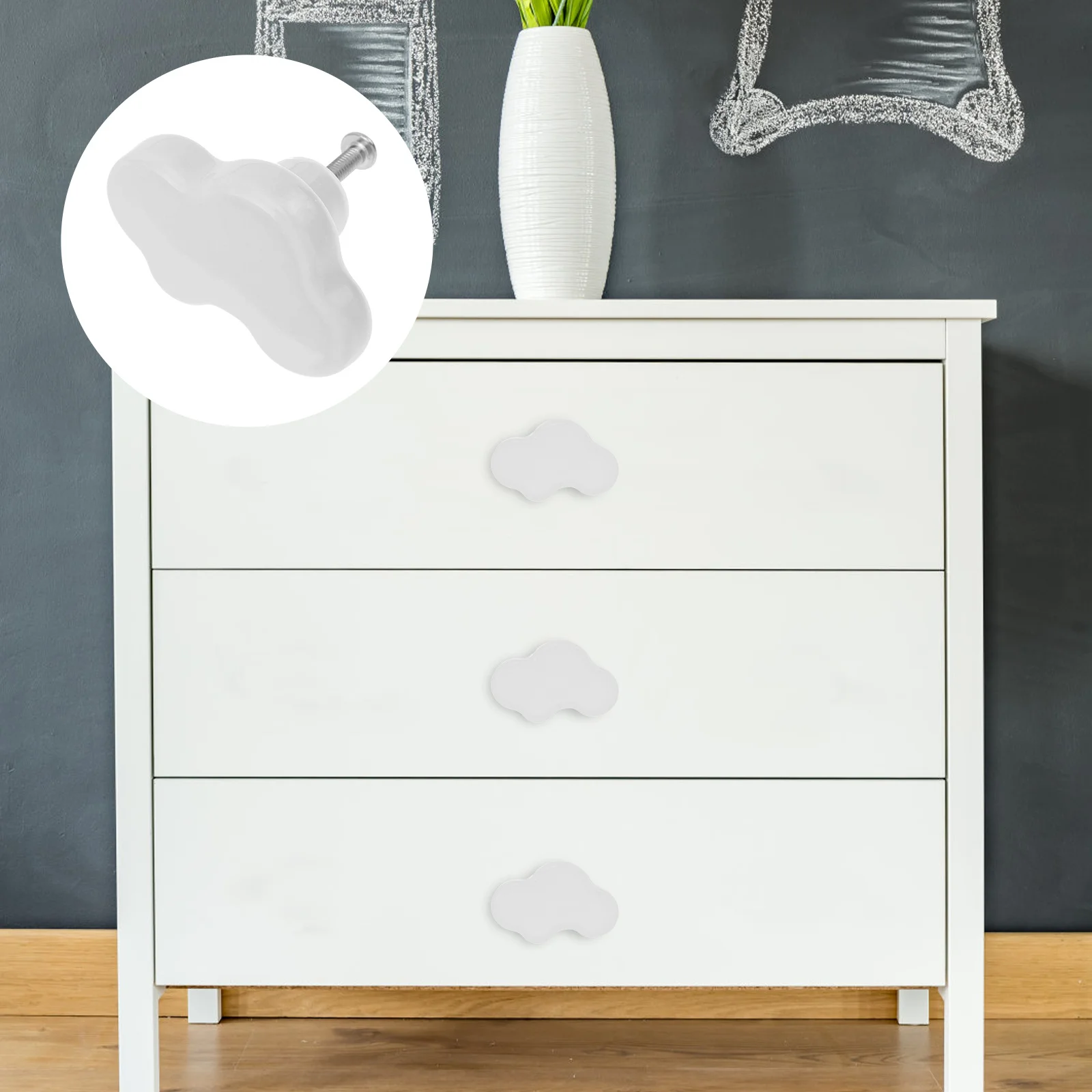 

4 Pcs Handles Knob Kitchen Cabinet Unique Pulls Cupboard Furniture Knobs for Drawers