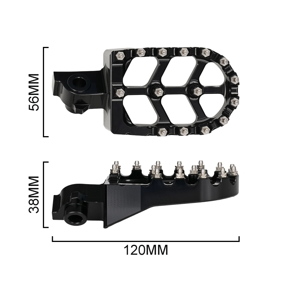Motorcycle CNC Footpeg Pedal Footrests For Yozma IN10 Electric Dirt Pit Bike Accessories Aluminum Off-Road Ebikes Parts Durable