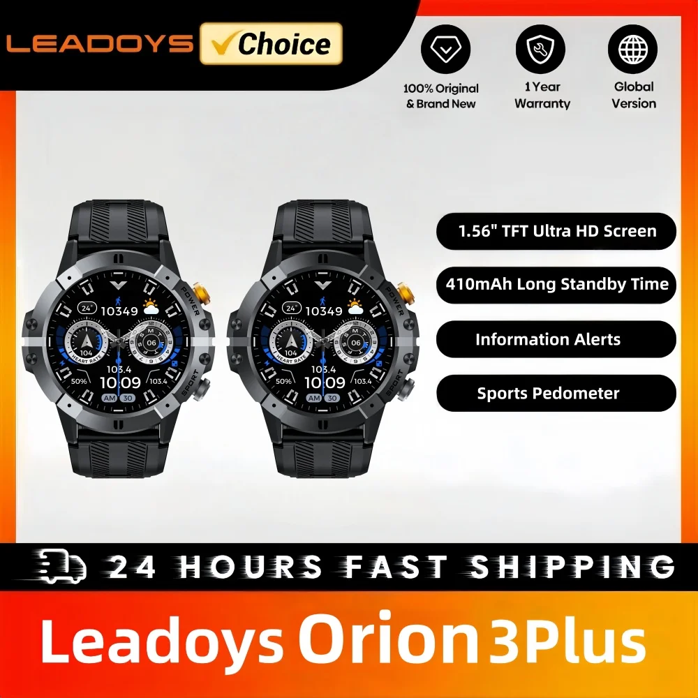 

Оригинальные умные часы Leadoys Orion 29 3 pro, AMOLED-дисплей, мировая премьера 2025 года, Hi-Fi Bluetooth-телефонные звонки, здоровье, фитнес-отслеживание