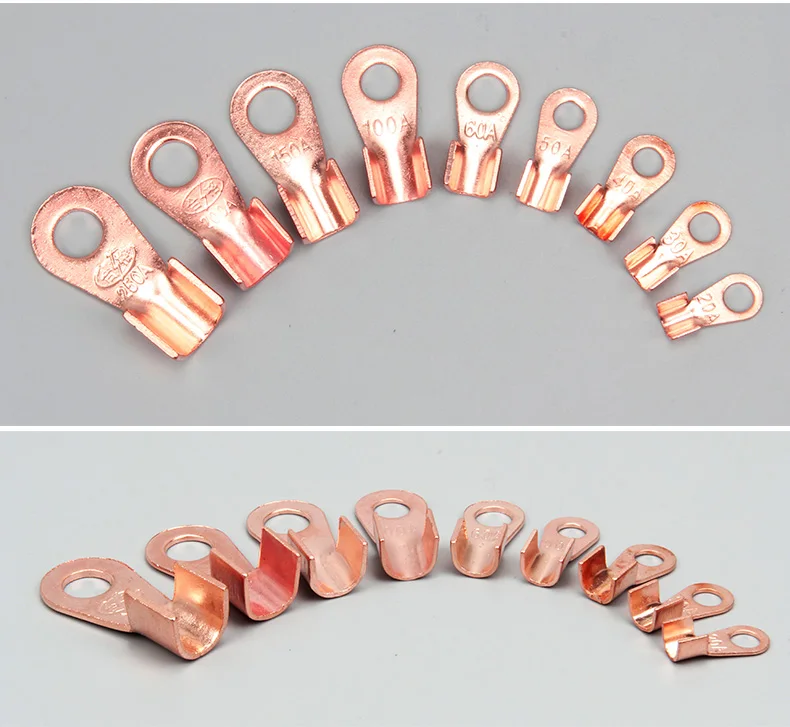 30PCS High Quality OT-200A Connector Copper Cable Nose Open Crimp Terminal Lug 200A