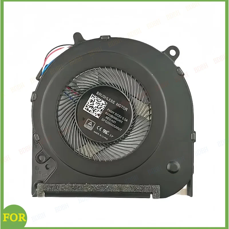

Новый вентилятор охлаждения процессора для ноутбуков HP 14-DK, 14S-DP, 14S-cf1072TX, TPN-I130, TPN-I135, 14-CF, 14-CK, 14-CM, 240G7, 246G7, L23189-001