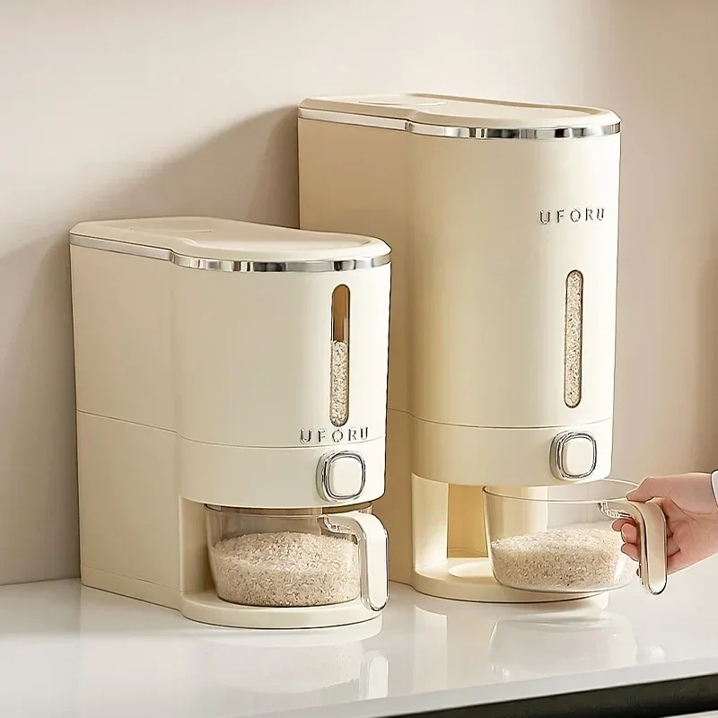 

Household Plastic Press Rice Box,Insect Proof and Moisture-proof Flour,Miscellaneous Grains,Rice Storage Tank,Sealed Rice Bucket