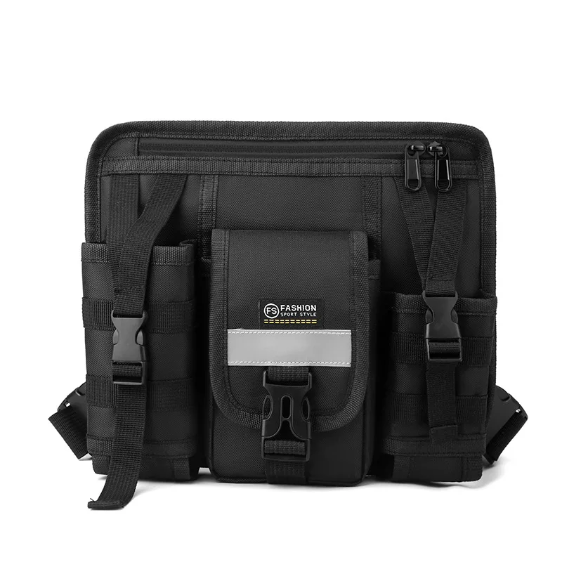 New vest bag  backpack Oxford cloth chest bags anti splash large capacity black sac men bolsos de pecho Мужская сумка 가방