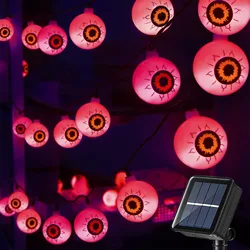 Halloween Led Colored Eyeball Lights Ghost Eyes Luminous Props Horror Atmosphere Eyeballs Hangings Happy Halloween Party Decor