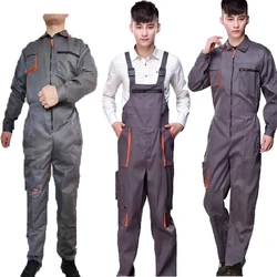 work Overalls Uniform Men Women Working Coveralls Welding Suit Auto Repairman Workshop Mechanics Work Clothes Dust Proof Suits