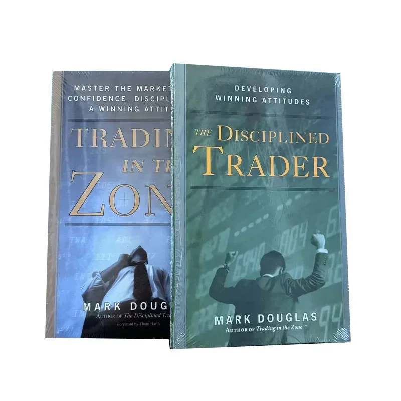 New 2 Books/Set By  in The Zone and The Disciplined Trader Book Paperback in English Mark Douglas Trading