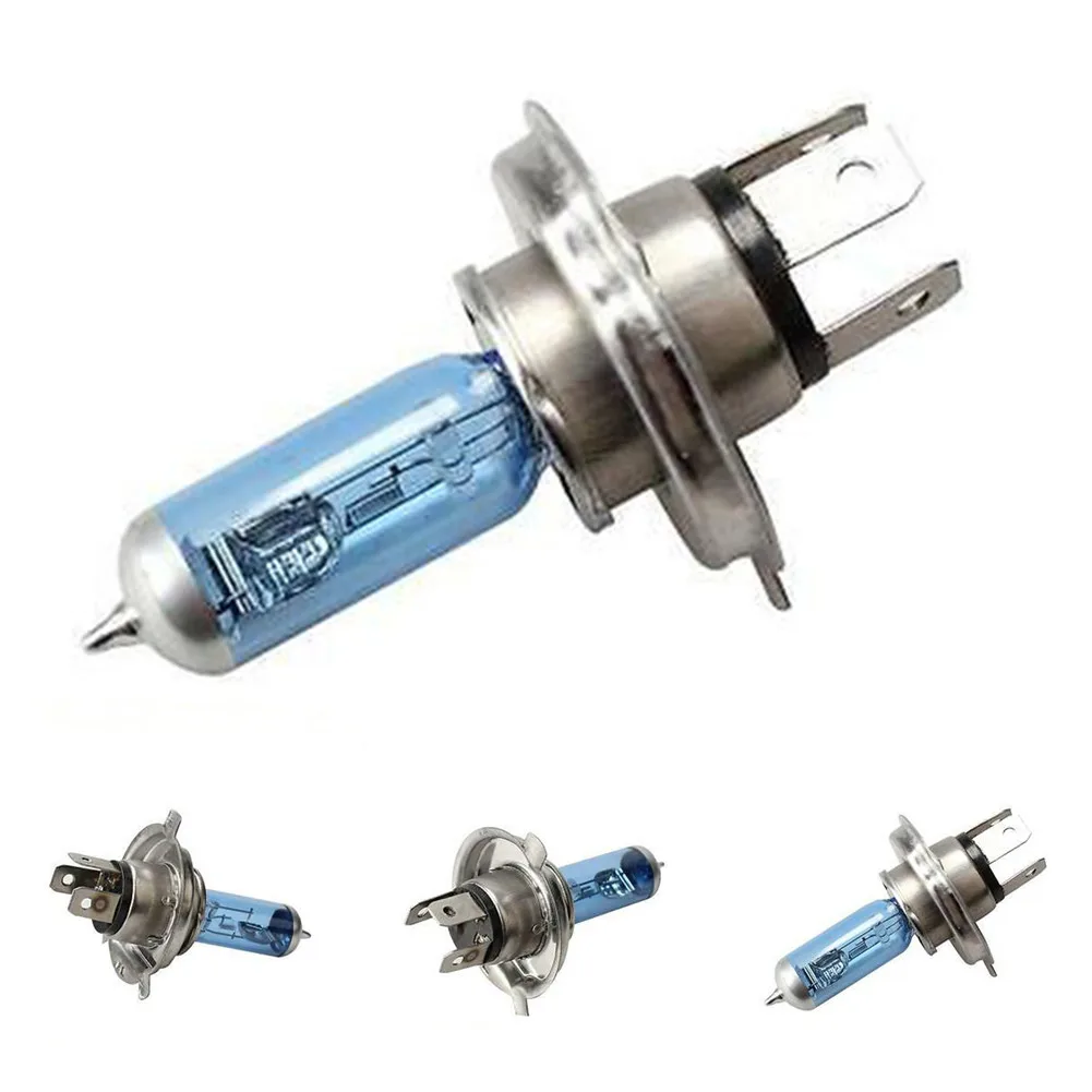 

Halogen Lamp Halogen Bulb 7×4cm Accessory Blue Bulb Heat Resistance Waterproof Car H4 Headlights Parts Replaces