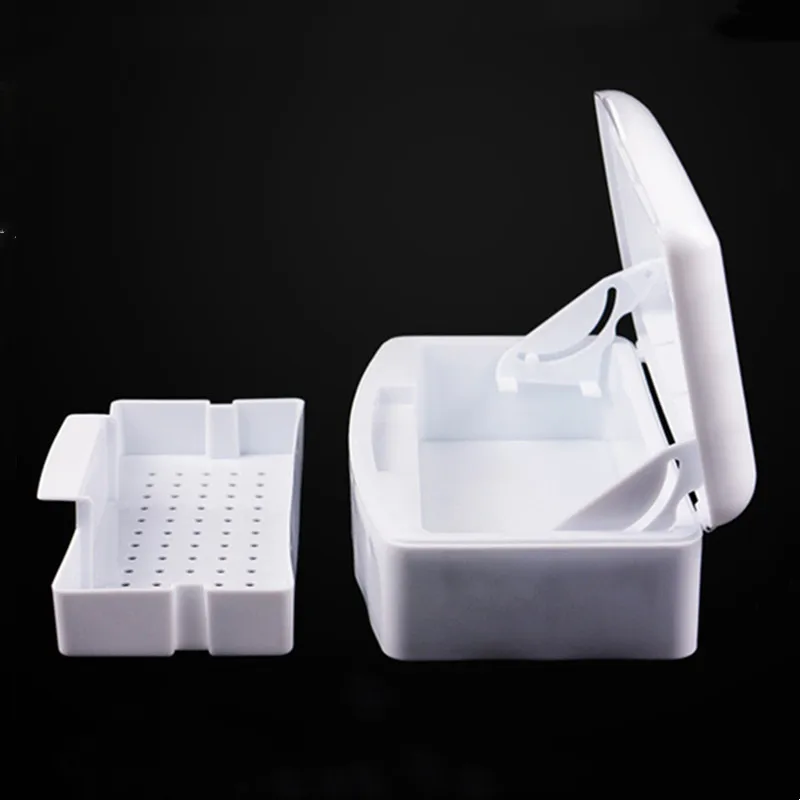 Nail Art Metal Tools Disinfectant Filter Alcohol Soak Sterilization Box Nail Cleaning Sterilization Box Tray Cleaning Cabinet