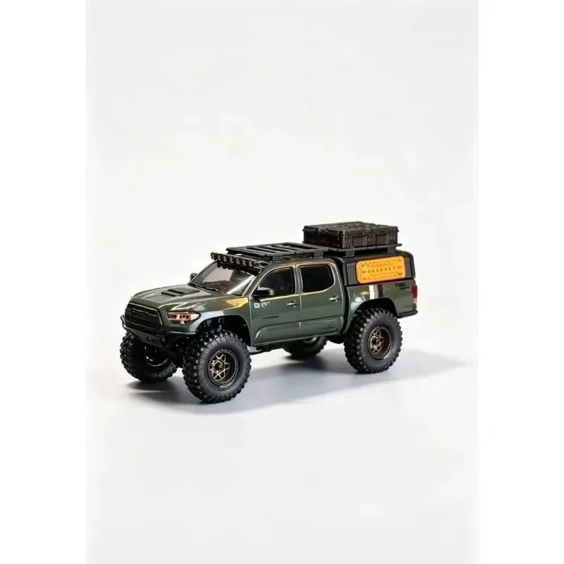 For Axial 1/30 SCX30 Tacoma RC Crawler Rear Bed High Cover Recovery Boards Front Rear Roof Racks Roof Tactical Box Upgrade Parts