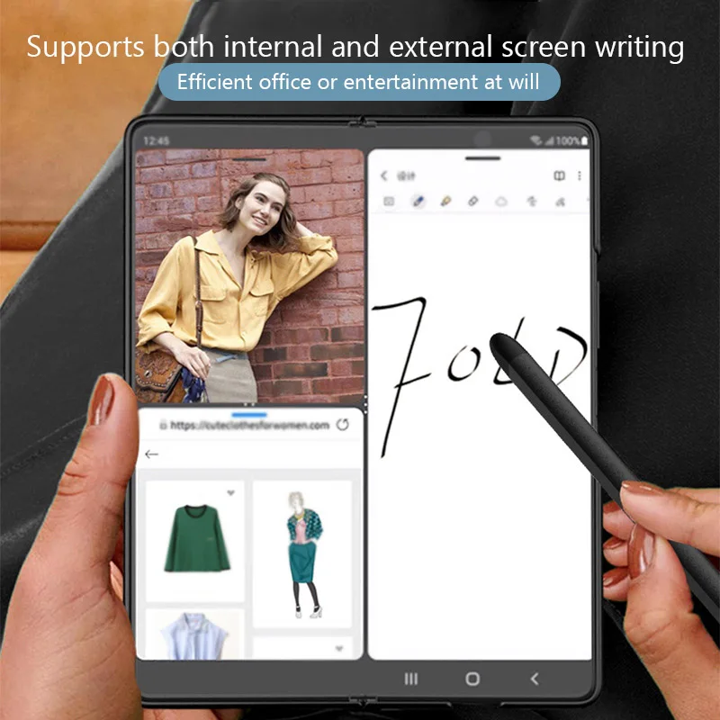 Capacitance Pen For Samsung Galaxy Z Fold 4 3 2 Stylus Pen Replacement Pen For Samsung S21 S22 Plus S21 FE Screen Mobile Phone