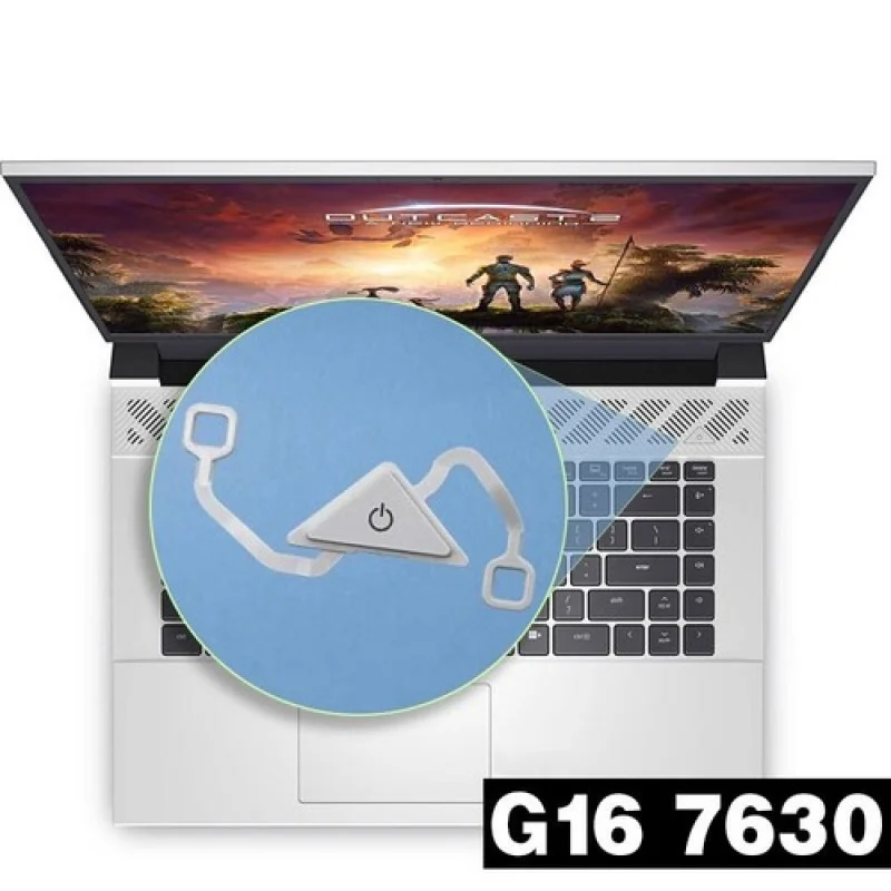A++New Switch Power Button Key Cap For Dell G16 7630 Laptop White