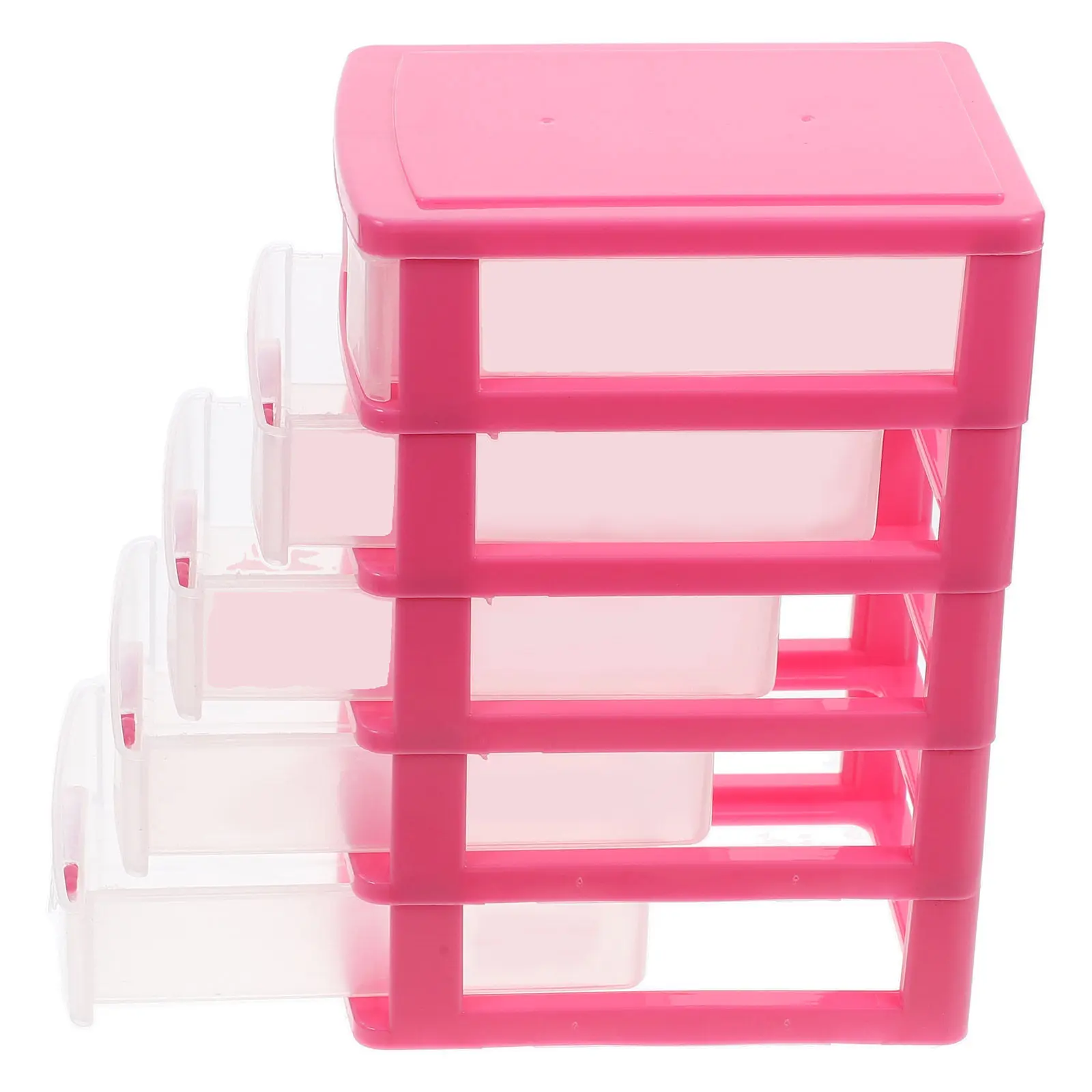 

Drawer Style Clear Desk Organizer 5 Layers Desktop Storage Box for Makeup Office Jewelry Organizer Versatile Desktop Storage