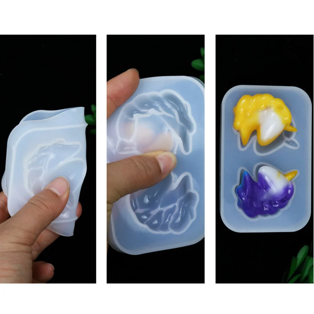 

2Pcs Silicone Epoxy Mold Mini Pendant Resistant Reusable Mold DIY Decoration Jewelry Supplies Silicone Epoxy Molds