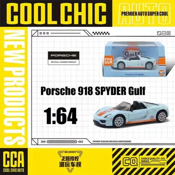 CCA 1:64 保時捷 918 SPYDER 雪佛蘭 Camaro 福特 Mustang 2018 海灣石油塗裝 合金高級壓鑄汽車模型 收藏品 10 最佳銷售 福特壓鑄模型 - №9