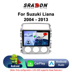 For Suzuki Liana 2004-2013 Car Radio Android Automotive Multimedia Video Player GPS Navigation CarPlay Touch Screen Auto Stereo