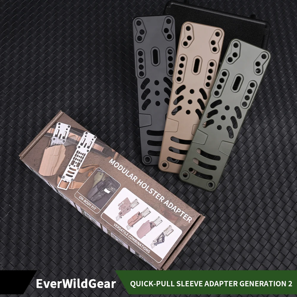 

Модульный адаптер кобуры для тактического пистолета 2,0, платформа для переноски ног, металлическая совместимая с быстроразъемным ремнем QLS второго поколения