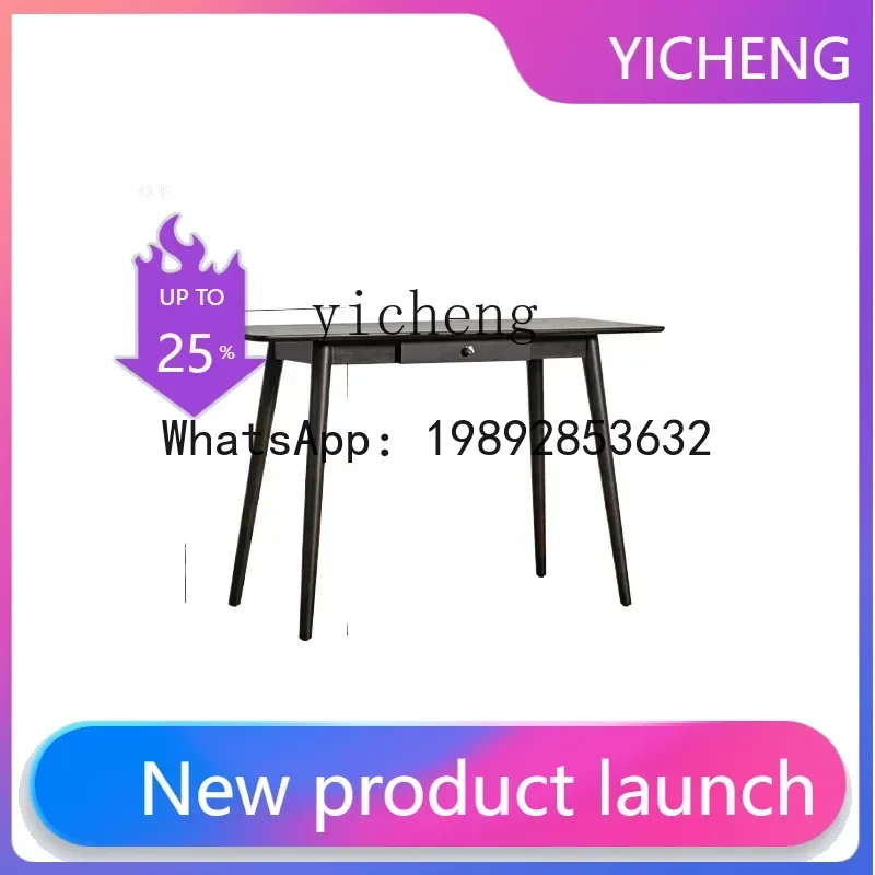 

Simple Solid Wood Desk Home Small Apartment Desk Bedroom Computer Study Narrow Desk