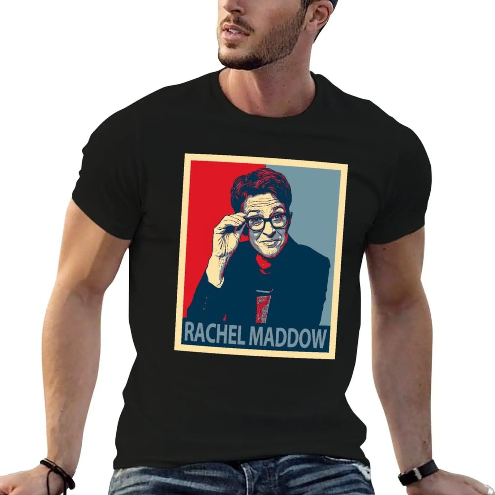 Rachel Maddow T-Shirt anime blacks mens big and tall t shirts