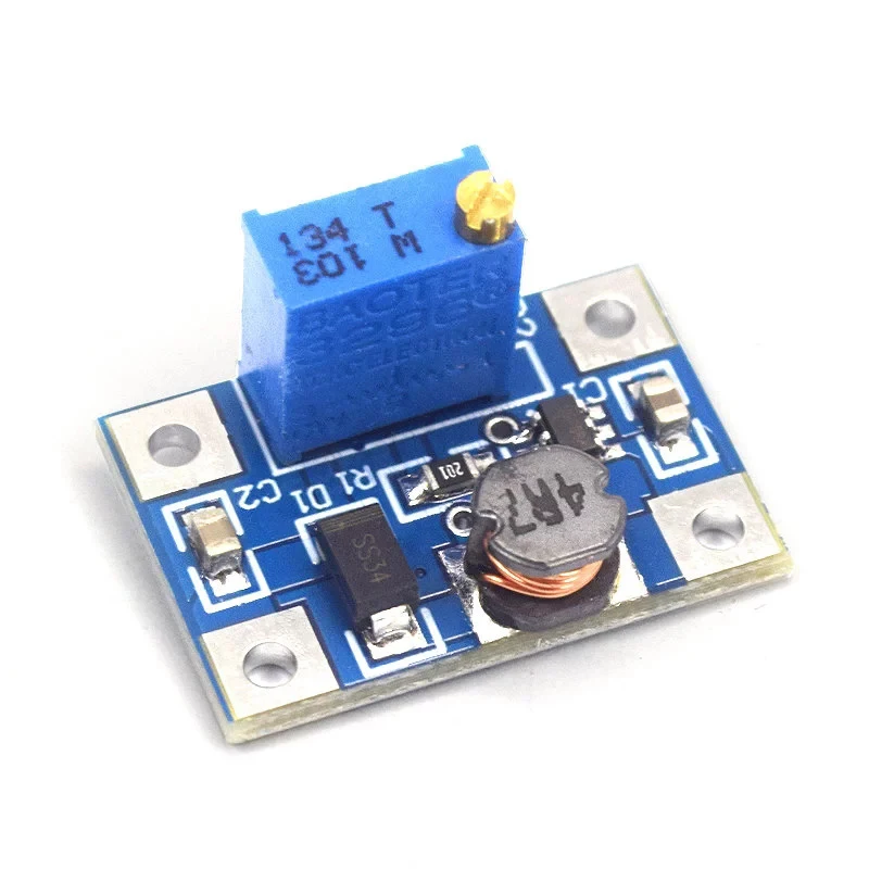 Stlxy 2-24V to 2-28V 2A DC-DC SX1308 Step-UP Adjustable Power Module Step Up Boost Converter for DIY Kit