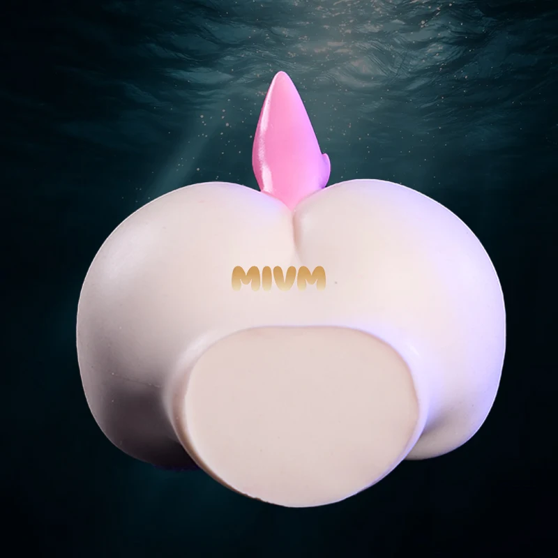 MIVM - All Silicone Adult Toy, Surrealing Anime, Hip Design, Male Masturbation, Dual Channel Female Vaginal and Anal Stimulation view 5
