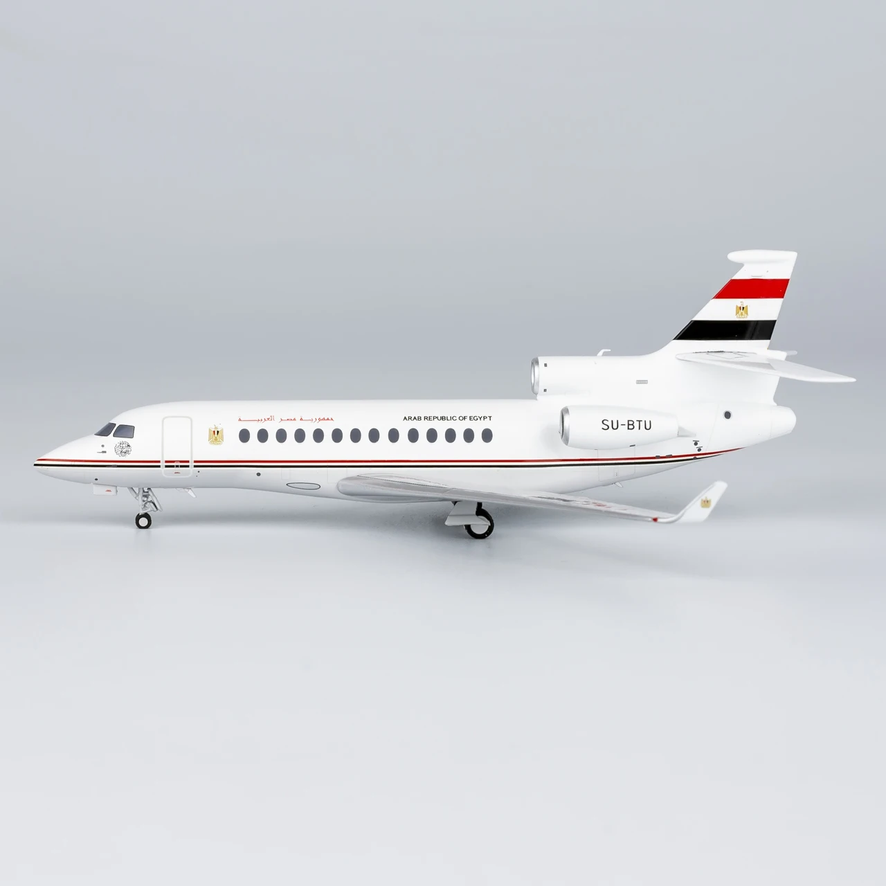 71020 Alloy Collectible Plane Gift NG Model 1:200 Egypt - Government Falcon 7X Diecast Aircraft Jet Model SU-BTU