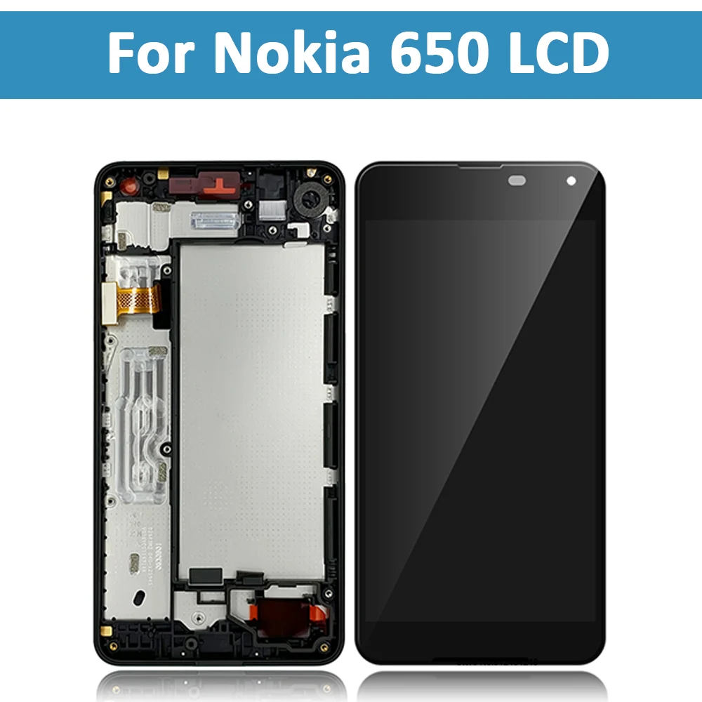 Original LCD Display For Microsoft Nokia Lumia 650 Touch Screen Digitizer Assembly and frame RM-1152 RM-1154 RM-1109 RM-1113 lcd