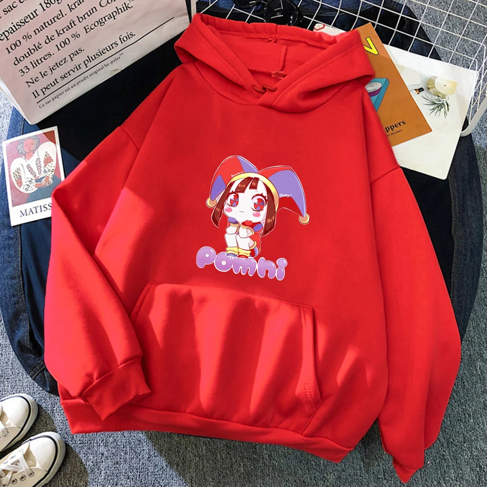 Jax The Amazing Digital Circus Hoodie Fashion Long Sleeve Kawaii Unisex Autumn Winter Vintage Sweatshirts Casual Y2K Top Tees