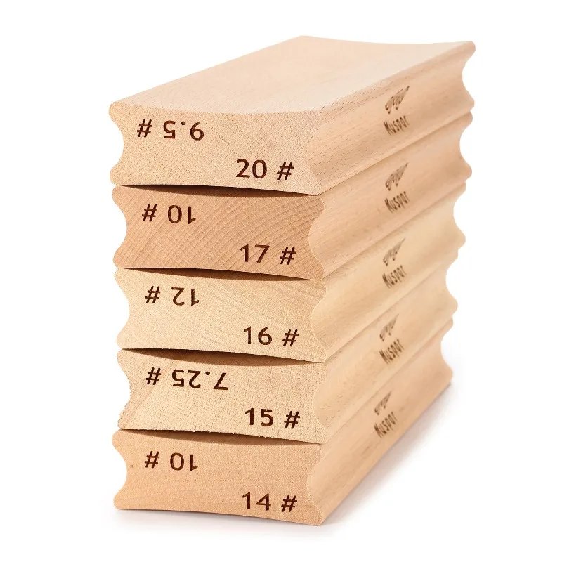 Muspor Dual-purpose Guitar Fretboard Radius Sanding Block, Fretboard Leveling and Leveling Matte Block + Sandpaper