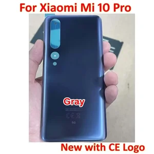 Bilashmart Best Original Glass Battery Back Cover Door Housing Rear Case with Adhesive Tape Xiaomi Mi 10 Pro 5G M2001J1G Phone Lid