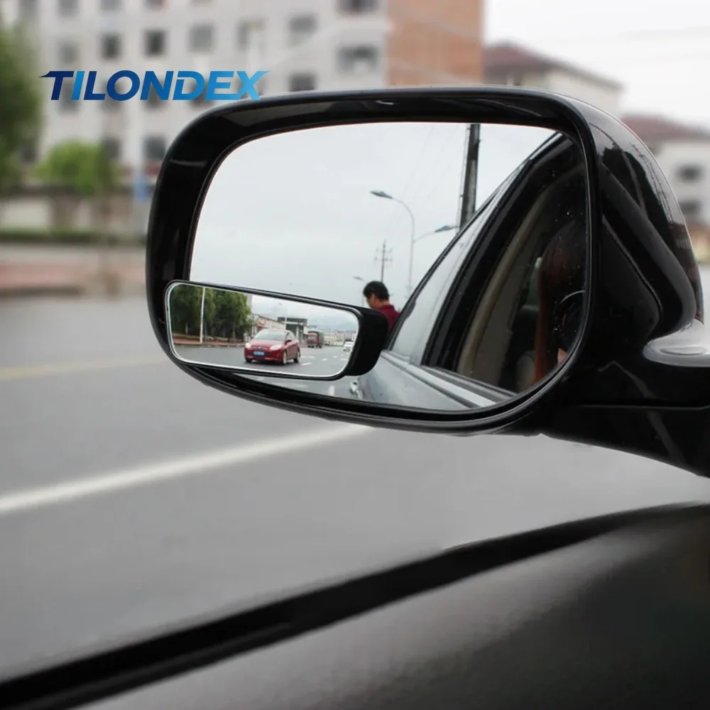 

TILONDEX Adjustable 360 Degree Wide Angle Side Rearview Mirror Blind Spot Convex Car Parking Auxiliary Rear View Mirror